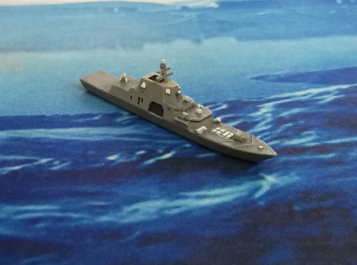 Freedom Variant Frigate, 1/1800 3d printed Painted Sample