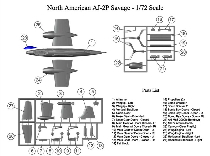 AJ-Savage-72scale-06-Canopy 3d printed 