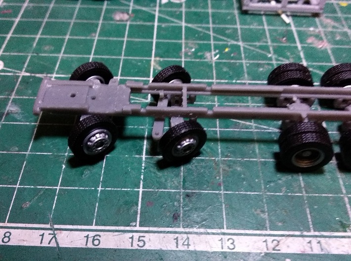 Chassis 10x4 w Steering Kit 3d printed 
