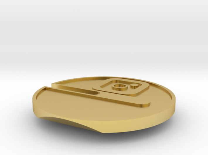 Buttcoin Cigar Stand with IG Logo (one half) 3d printed