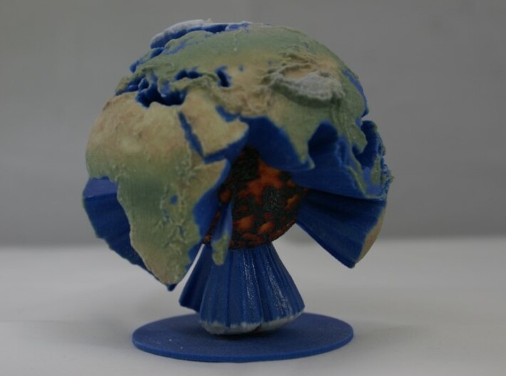 Magma Earth - 140mm 3d printed 