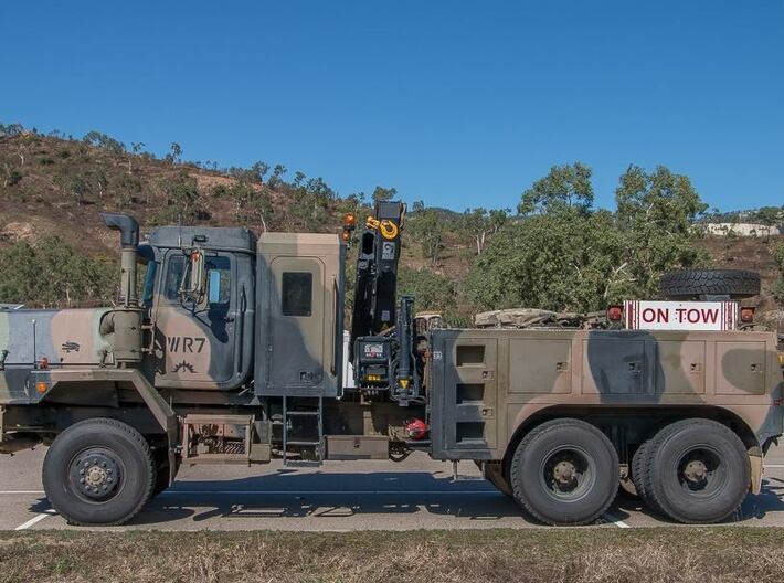 1/25 AUSTRALIAN ARMY MC3 REAR WHEEL 3d printed 