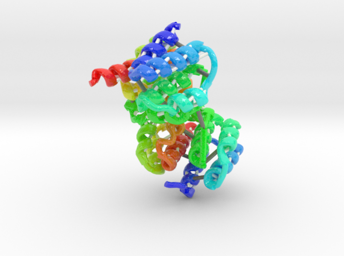 Influenza A Matrix Protein 3d printed
