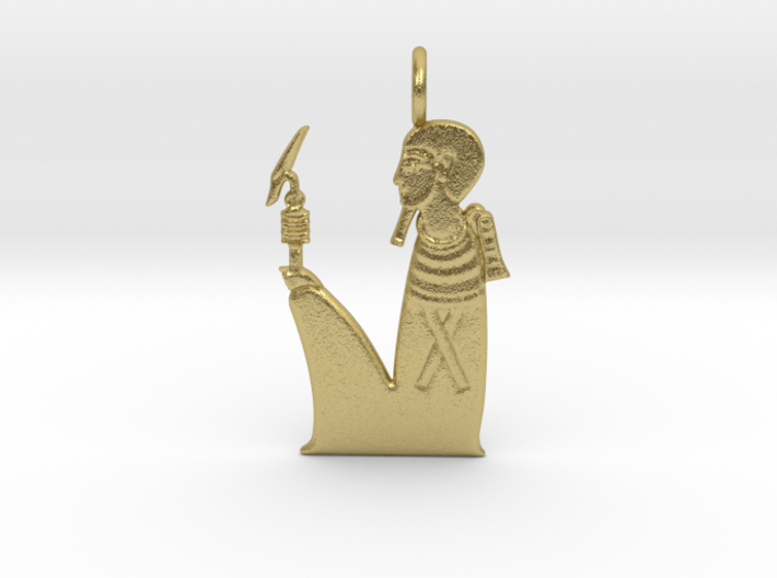 Ptah amulet 3d printed