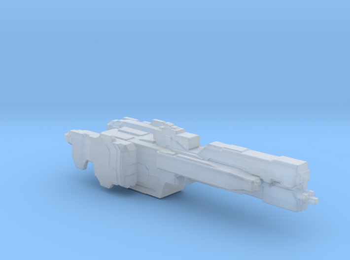 UNSC Charon Frigate 3cm version 3d printed