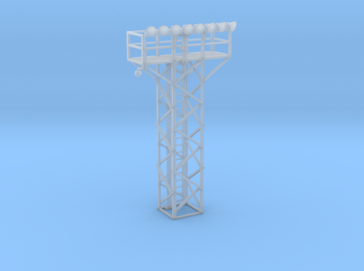 Light Tower Top With Single Light Assembly 1-87 HO 3d printed