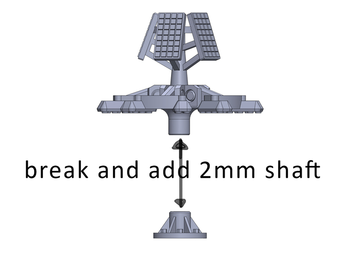 1/400-1/200 Solar Light Tower ver1 rev2 3d printed 