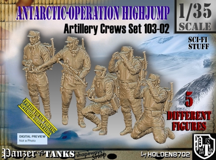 1/35 Antarctic Troops Set103-02 3d printed