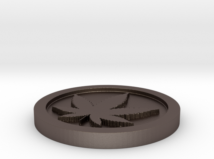 Weed/Marijuana Themed Coin/Token For Checkers, Pok 3d printed