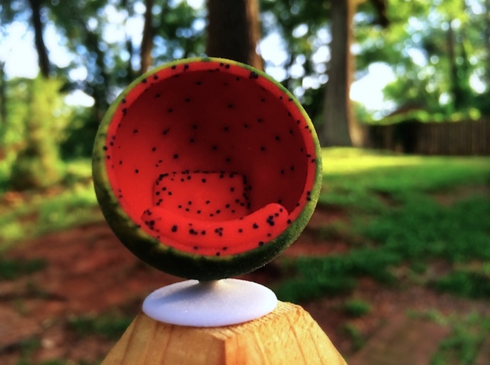 Bubble Chair: Watermelon (1:24 Scale) 3d printed 