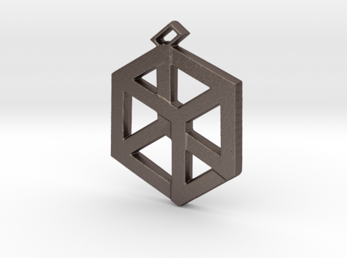 Small Pandora's Box Pendant v2 3d printed