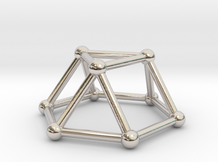 0726 J03 Triangular Cupola V&amp;E (a=1cm) #2 3d printed