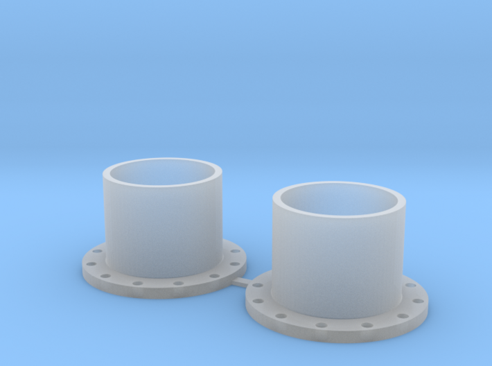 14mm Fuel Pipe Flanges_2 Pack 3d printed