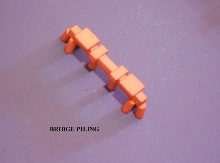 BRIDGE PILING 3d printed Bridge Piling