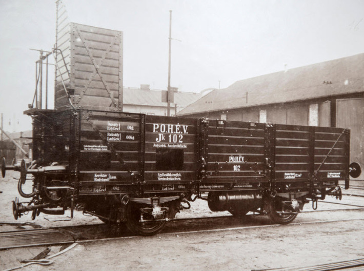 POHEV Jk 101 / 102 3d printed Historic photo of the wagon