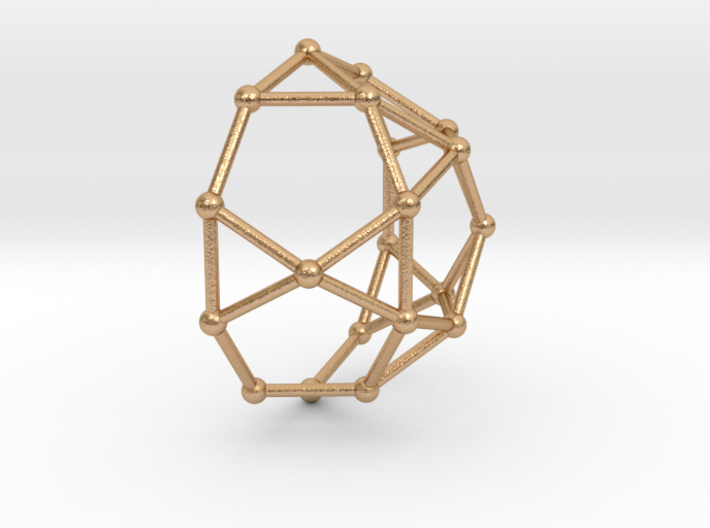 0735 J06 Pentagonal Rotunda V&amp;E (a=1cm) #2 3d printed