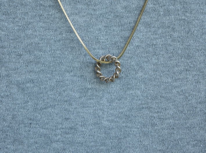Mithocondria DNA pendant necklace 3d printed 