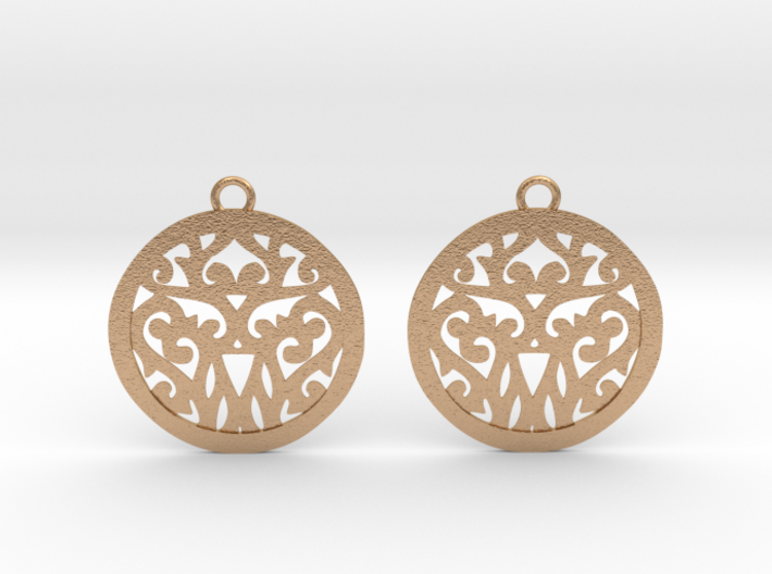 Elaine earrings 3d printed