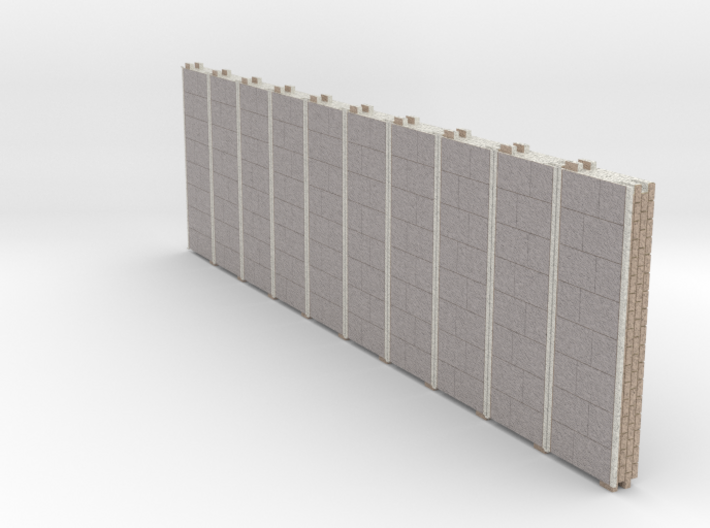 N gauge Platforms X10 textured and seamless joints 3d printed