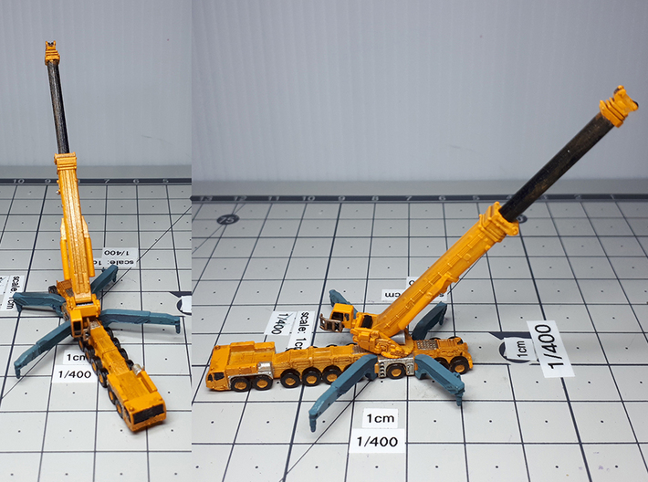 TerexAC1000 crane rev3 3d printed 