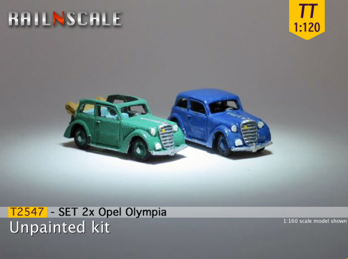SET 2x Opel Olympia (TT 1:120) 3d printed 