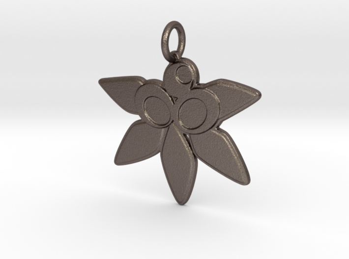 Buckeye Pendant 3d printed