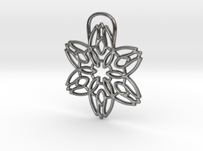 The Tulips Pendant 3d printed