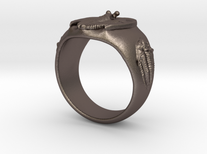 Trilobite Fossil Ring 3d printed 