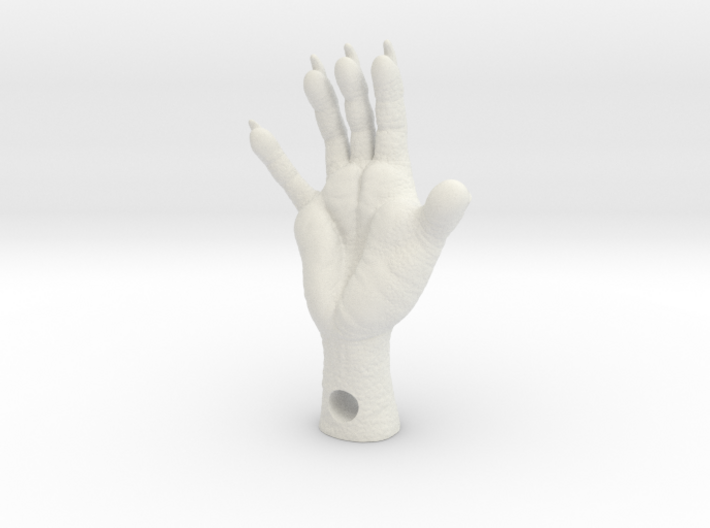 3 Inch_OPOSSUM Foot_with_Hole 3d printed