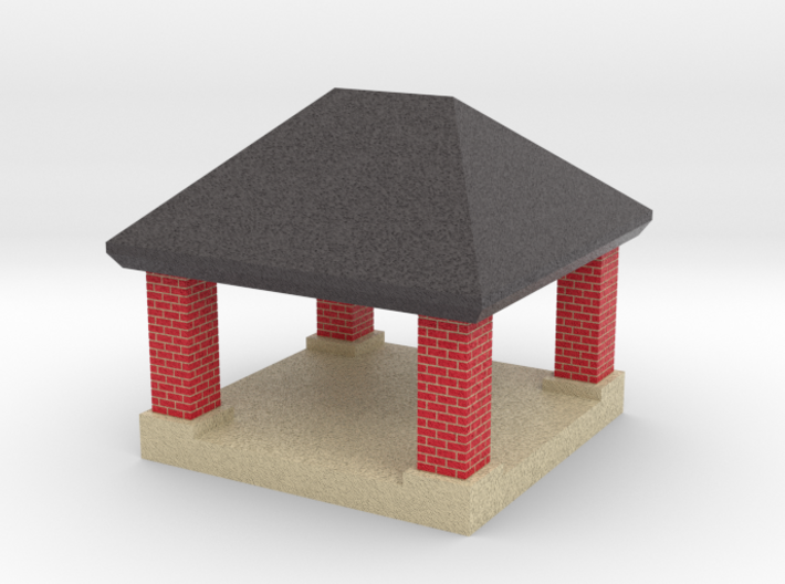 mini gazebo shelter structure 3d printed 