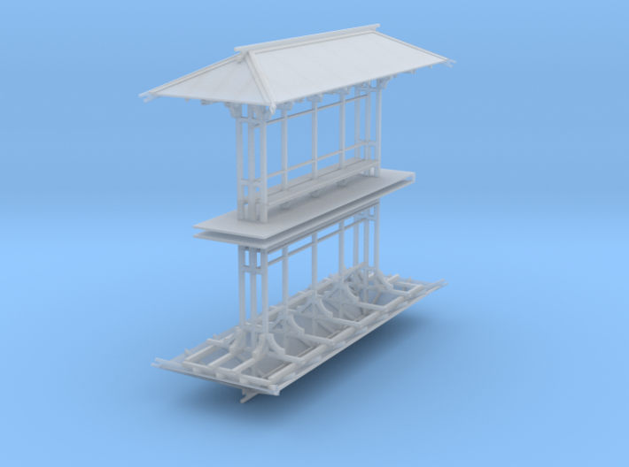 LAPAC Shelter without blinds N Scale 2 pk 3d printed