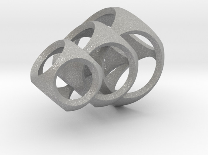 Intersecting Spheres - Pendant 3d printed