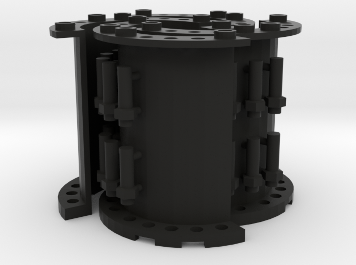 Sewer Pipe Straight Set 3d printed