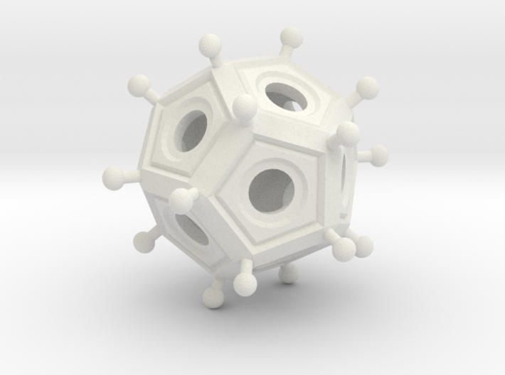 Roman Dodecahedron 3d printed