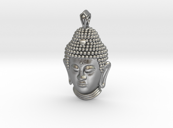 Buddha Head pendant 3d printed