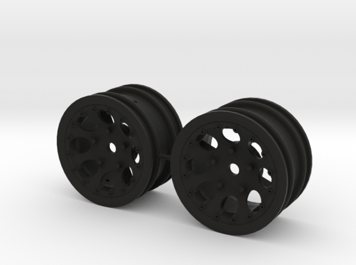 M-Chassis Wheels - NSU-TT Spiess Style - 0mm Offse 3d printed