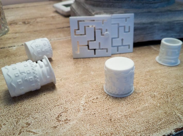 Small Maze Puzzle Box 3d printed 
