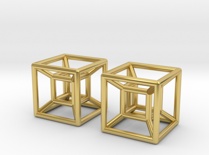 Two Hypercubes 3d printed