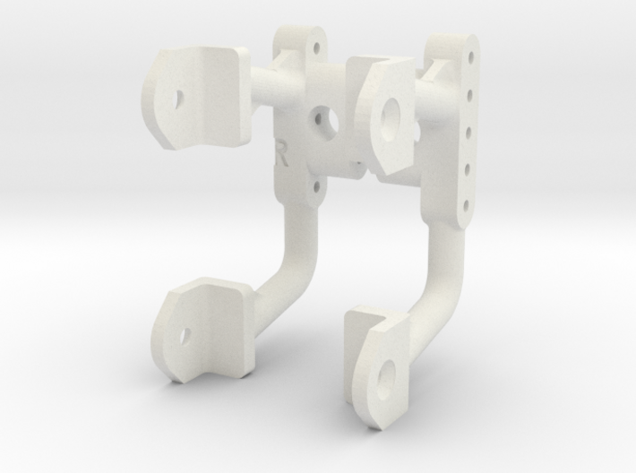JaBird RC TRX4 Competition Rear Shock Hoops 3d printed You can paint these too.