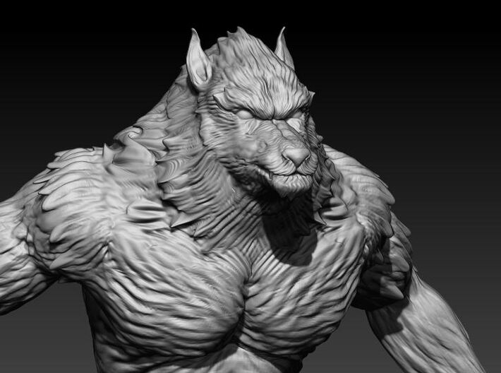 Werewolf 3d printed Werewolf