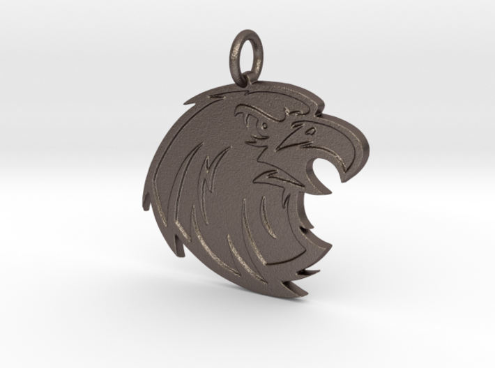 Falcon Mascot Pendant 3d printed