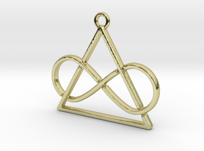 Infinite and triangle intertwined 3d printed