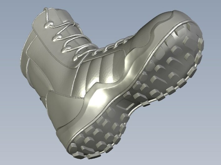 1/16 scale military boots C x 2 pairs 3d printed