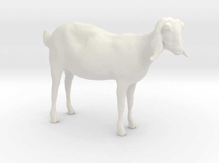 3D Scanned Nubian Goat - 1:12 scale (Hollow) 3d printed
