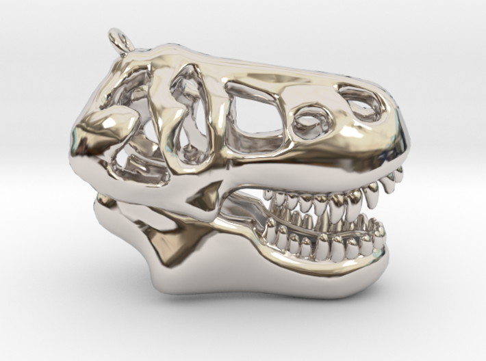 T-Rex Skull Pendant 3d printed