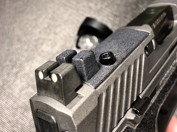 Sighted Optic Plate for SIG Romeo P320 RX 3d printed