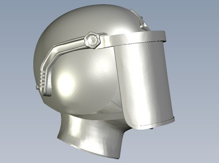 1/50 scale GSG9 operator A helmet & heads x 15 3d printed 