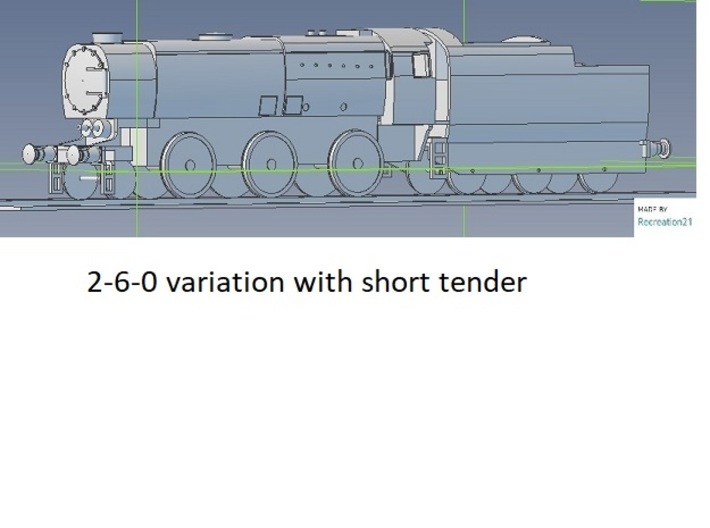 b-87-q1-loco-2-8-0-body 3d printed 