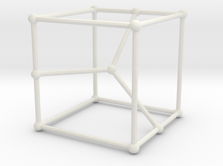 Cubic graph on 12 vertices of girth 5, no. 2 3d printed