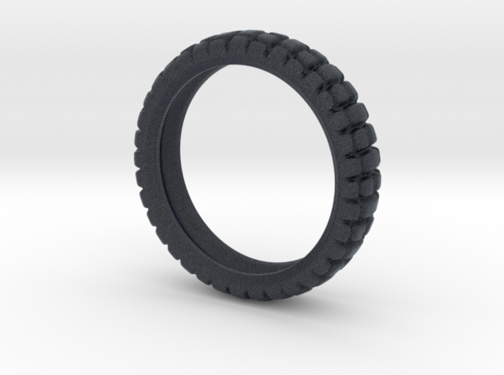 Knobby Tire Ring 3d printed